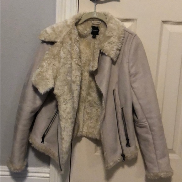 Women’s Sherpa and faux suede jacket size small - Picture 1 of 6